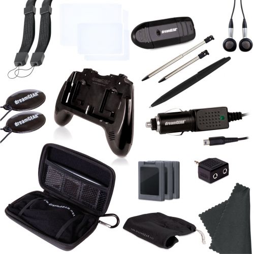  DreamGEAR DreamGear 3DS 20 in 1 Essentials Kit-Blk