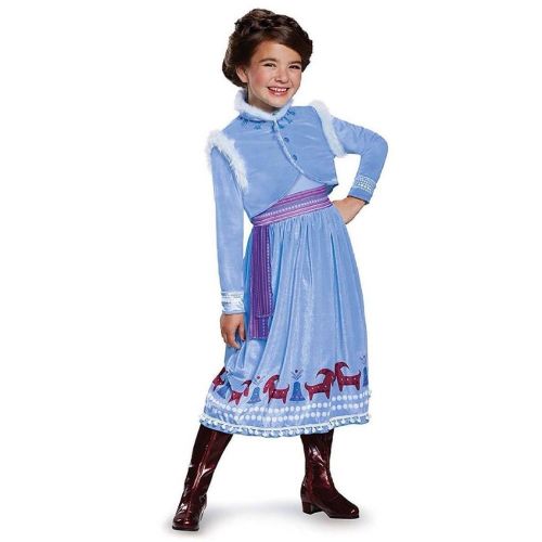  DreamHigh Halloween Princess Anna Costume Girls Dress with Coat 2pcs 2-10