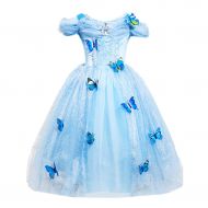 DreamHigh Cosplay Cinderella Butterfly Party Girls Costume Dress 2-10 Years