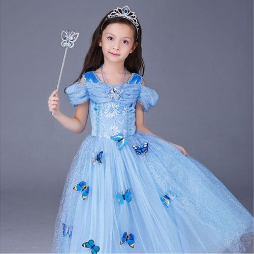  DreamHigh Cosplay Cinderella Butterfly Party Girls Costume Dress 2-10 Years