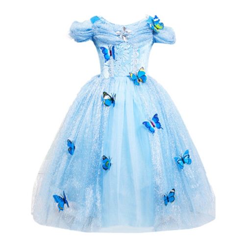  DreamHigh Cosplay Cinderella Butterfly Party Girls Costume Dress 2-10 Years