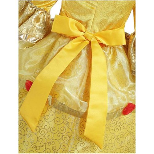  DreamHigh Princess Belle Deluxe Girls Costume Dress 3-10 Years