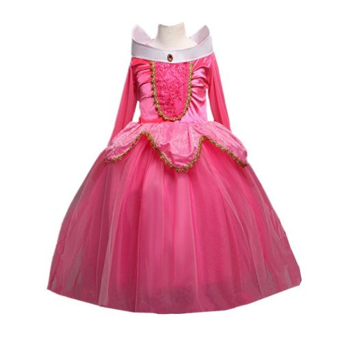  DreamHigh Sleeping Beauty Princess Aurora Party Girls Costume Dress 2-10 Years