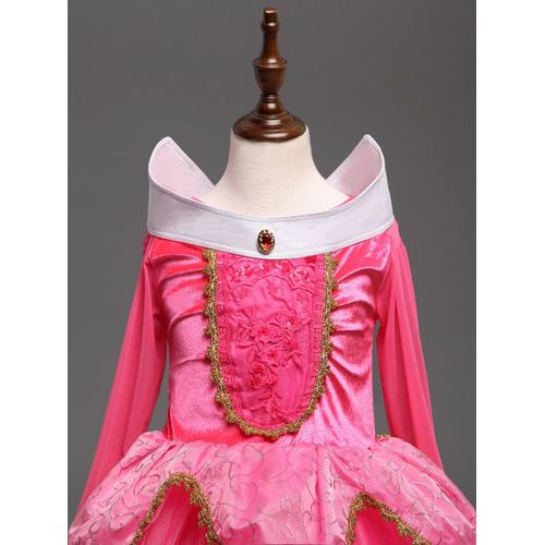  DreamHigh Sleeping Beauty Princess Aurora Party Girls Costume Dress 2-10 Years