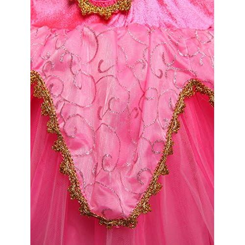  DreamHigh Sleeping Beauty Princess Party Girls Costume Dress 2 10 Years