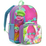 DreamWorks Trolls 16 Large Backpack with Insulated Lunch Tote Bag