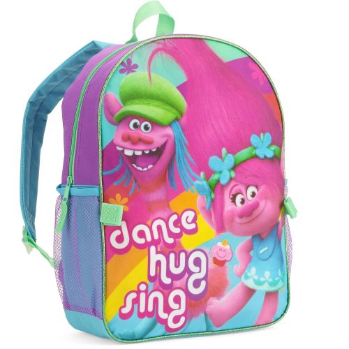  DreamWorks Trolls 16 Large Backpack with Insulated Lunch Tote Bag