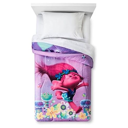  DreamWorks Trolls Twin Bedding Set ~ Sheet Set & Reversible Comforter