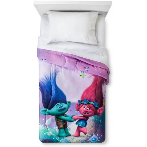  DreamWorks Trolls Twin Bedding Set ~ Sheet Set & Reversible Comforter