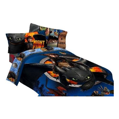  DreamWorks Dreamworks Dragons 2 Dragon Flyer 64 by 86-Inch Comforter, Twin