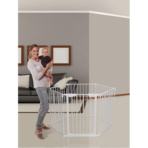  Dreambaby Mayfair Converta 3 In 1 Play-pen 6 Panel Gate, White