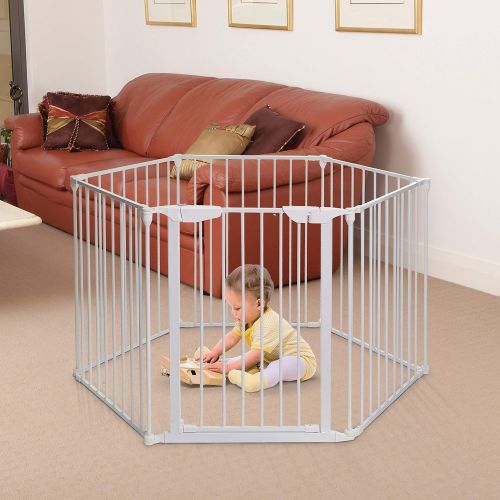  Dreambaby Mayfair Converta 3 In 1 Play-pen 6 Panel Gate, White