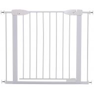 Dreambaby Boston Magnetic Auto Close Security Gate w/Stay Open Feature (29.5-38 inches, White)