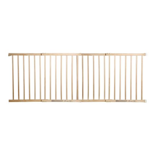  Dreambaby Nelson Expandable Wooden Walk Through GRO-Gate - Perfect for Large Openings and Top of Stairs (Natural)