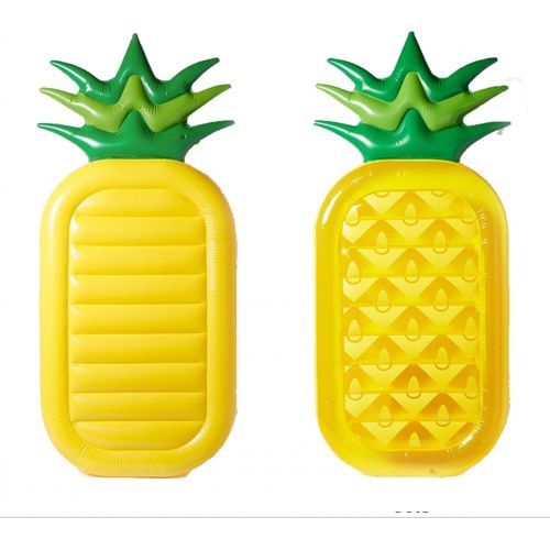  Giant 76 Inflatable Pineapple Pool Party Float Raft Summer Outdoor Swimming Pool Inflatable Floatie Lounge Pool Loungers for Adults & Kids, by DreambuilderToy