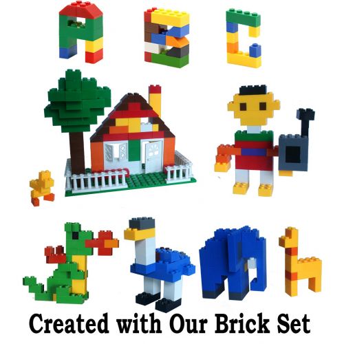  DreambuilderToy and ships from Amazon Fulfillment. dreambuilderToy Building Bricks 1040 Pieces Set, 1000 Basic Building Blocks in 10 Popular Colors,40 Bonus Fun Shapes Includes Wheels, Doors, Windows, Compatible to All Major Brands