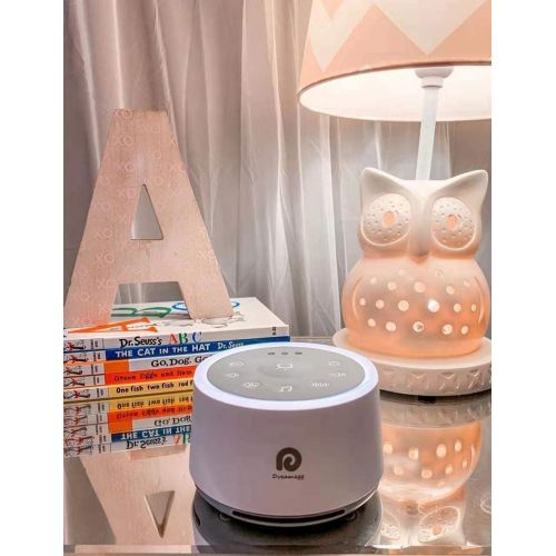  Dreamegg D1 Sound Machine - White Noise Machine with Baby Night Light for Sleeping, High Fidelity Sounds, Timer & Memory Feature, Sound Machine for Baby Adults, Home, Office, Trave