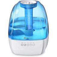 [아마존베스트]Dreamegg Cool Mist Humidifier - Ultrasonic Humidifiers for Bedroom, Quiet Humidifier For Large Room with 3 Mist Levels, Sleep Mode, Smart Timer, Night Light, All Night Moisture Humidifier f