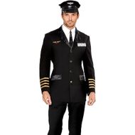 할로윈 용품Dreamgirl Mens Mile High Pilot Hugh Jordan Costume