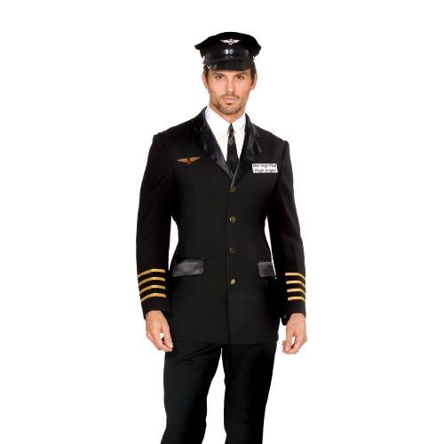  할로윈 용품Dreamgirl Mens Mile High Pilot Hugh Jordan Costume