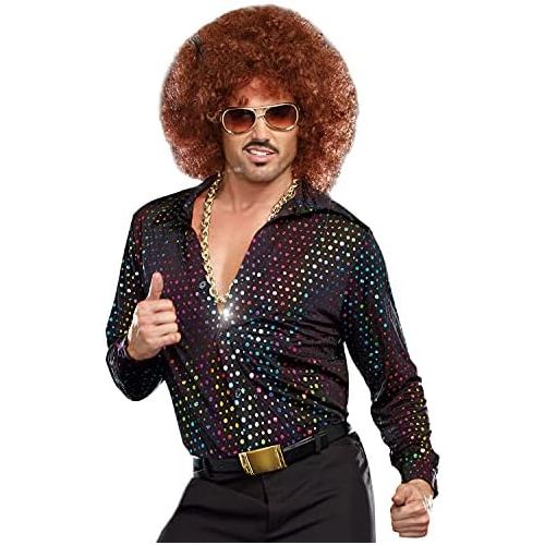  할로윈 용품Dreamgirl Mens Disco Dude Costume