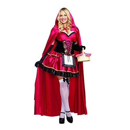  할로윈 용품Dreamgirl Womens Plus-Size Little Red Riding Hood Costume