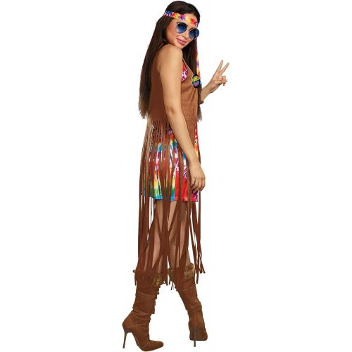  할로윈 용품Dreamgirl Womens 1960s Tie-Dyed Hippie Hottie