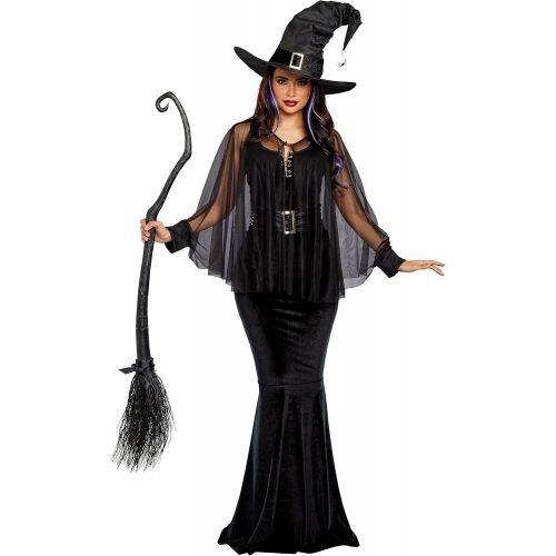  할로윈 용품Dreamgirl Womens Bewitching Beauty Velvet Witch Costume Gown