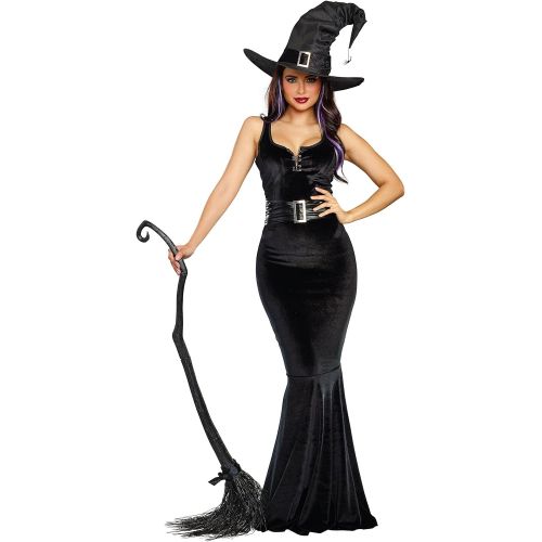  할로윈 용품Dreamgirl Womens Bewitching Beauty Velvet Witch Costume Gown