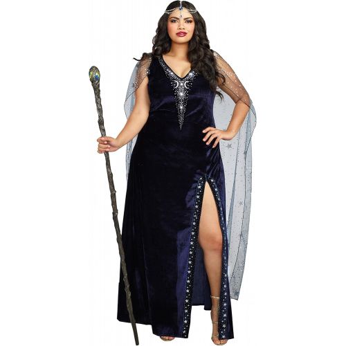  할로윈 용품Dreamgirl Womens Plus-Size The Sorceress Dramatic