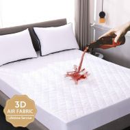 [아마존 핫딜]  [아마존핫딜]Dreaming Wapiti Full Mattress Protector,Premium Hypoallergenic WaterproofProtect Cover with 3D Breathable Cotton Inner Core, White