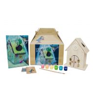 Dreamland Fairy House Craft Kit with book, fairy dust and paint - Let Her Imagination Sparkle through Story & Art