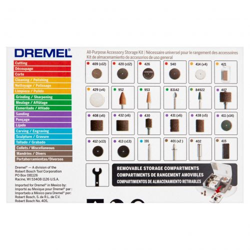  Dremel 709-02 110-Piece All-purpose Accessory Storage Kit