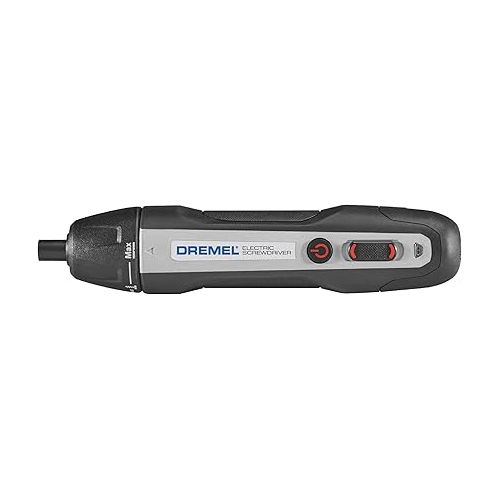  Dremel 4V Cordless Screwdriver Kit with 6 Power Settings and Smart Stop Technology, Includes 7 Screwdriver Bits, 1 Bit Extender, USB Cable and Power Adapter, HSES-01