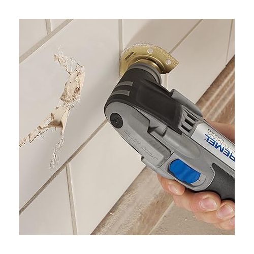 Dremel MM501 1/16-Inch Oscillating Multitool Blade for Grout Removal, Fast Cutting Carbide Accessory - Universal Quick- Fit Interface Fits Bosch, Makita, Milwaukee, and Rockwell