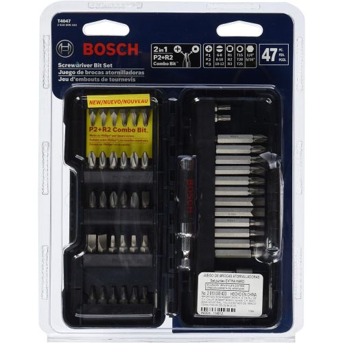  Bosch T4047 Screwdriver Bit Set, 47 Piece (Discontinued by Manufacturer)