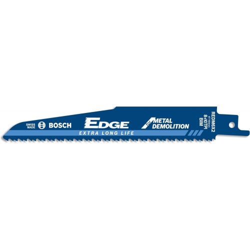 Dremel Bosch REDM6X2-25P 6-Inch 8+10 TPI Edge Demo Reciprocating Saw Blades, 25 Pack
