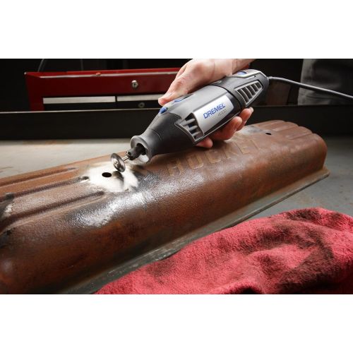  [아마존베스트]BOSCH Dremel 4000-4/34 Variable Speed Rotary Tool Kit - Engraver, Polisher, and Sander- Perfect for Cutting, Detail Sanding, Engraving, Wood Carving, and Polishing- 4 Attachments & 34 Ac