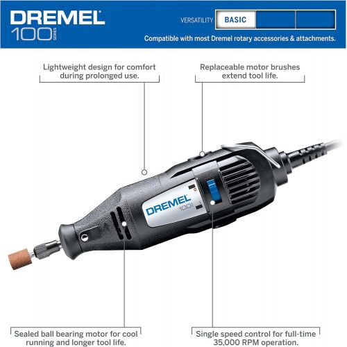  [아마존베스트]Dremel 100-N/7 Single Speed Rotary Tool Kit with 7 Accessories