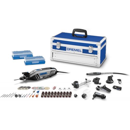  Dremel 4300-964 High Performance Rotary Tool Kit with Universal 3-Jaw Chuck, 9 Attachments and 64 Accessories