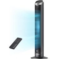 Dreo Tower Fans for Bedroom, 90° Oscillating Fans for indoors, 4 Modes 5 Speeds Max 26ft/s, 12H Timer, LED Display with Touch, Remote Control, 40