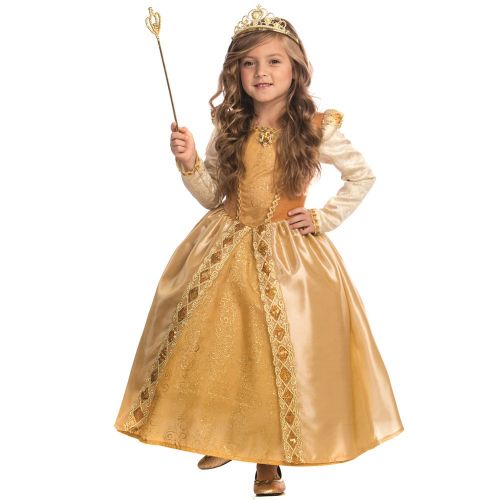  Dress Up America Girls Majestic Golden Princess Costume