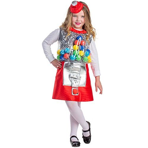  할로윈 용품Dress Up America Gumball Machine Costume ? Candy Girl Costume for Kids