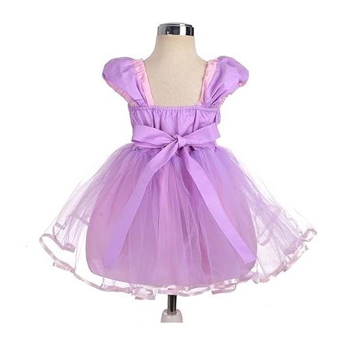  Dressy Daisy Princess Costumes Birthday Fancy Halloween Xmas Party Dresses Up for Toddler Girls Size 4T