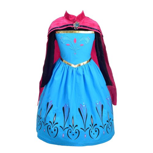  Dressy Daisy Girls Princess Elsa Coronation Dress Up Costume Halloween