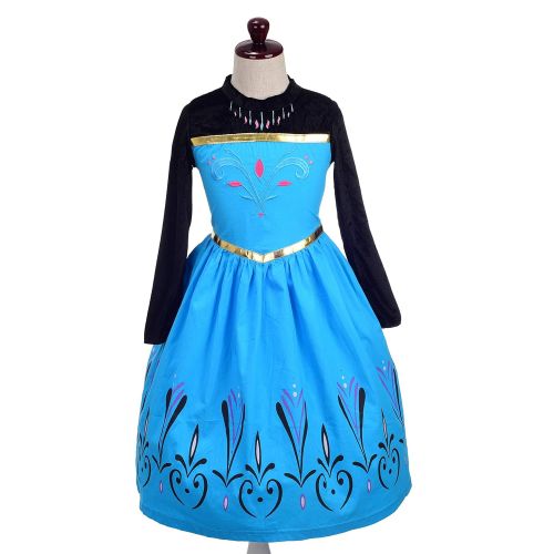  Dressy Daisy Girls Princess Elsa Coronation Dress Up Costume Halloween