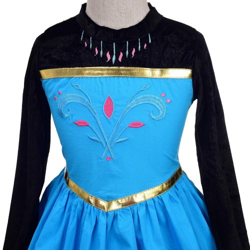  Dressy Daisy Girls Princess Elsa Coronation Dress Up Costume Halloween
