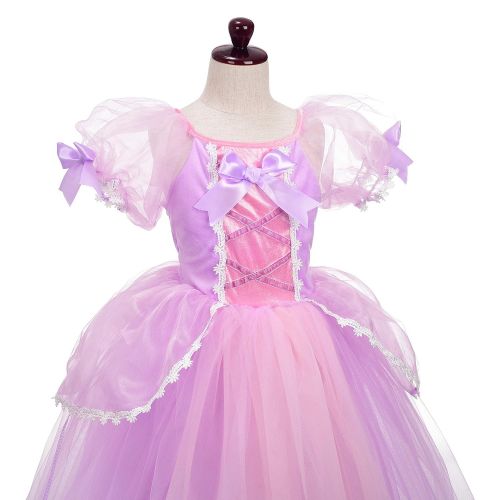  Dressy Daisy Princess Rapunzel Dress Up Costumes Halloween Party Fancy Dresses