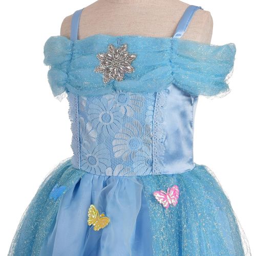  Dressy Daisy Girls Princess Cinderella Butterfly Fantasy Costumes Party Dresses