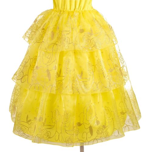  Dressy Daisy Girls Princess Belle Costume Princess Dress Halloween Fancy Dress Up